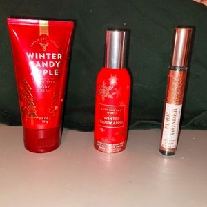 3 Bath and body works products